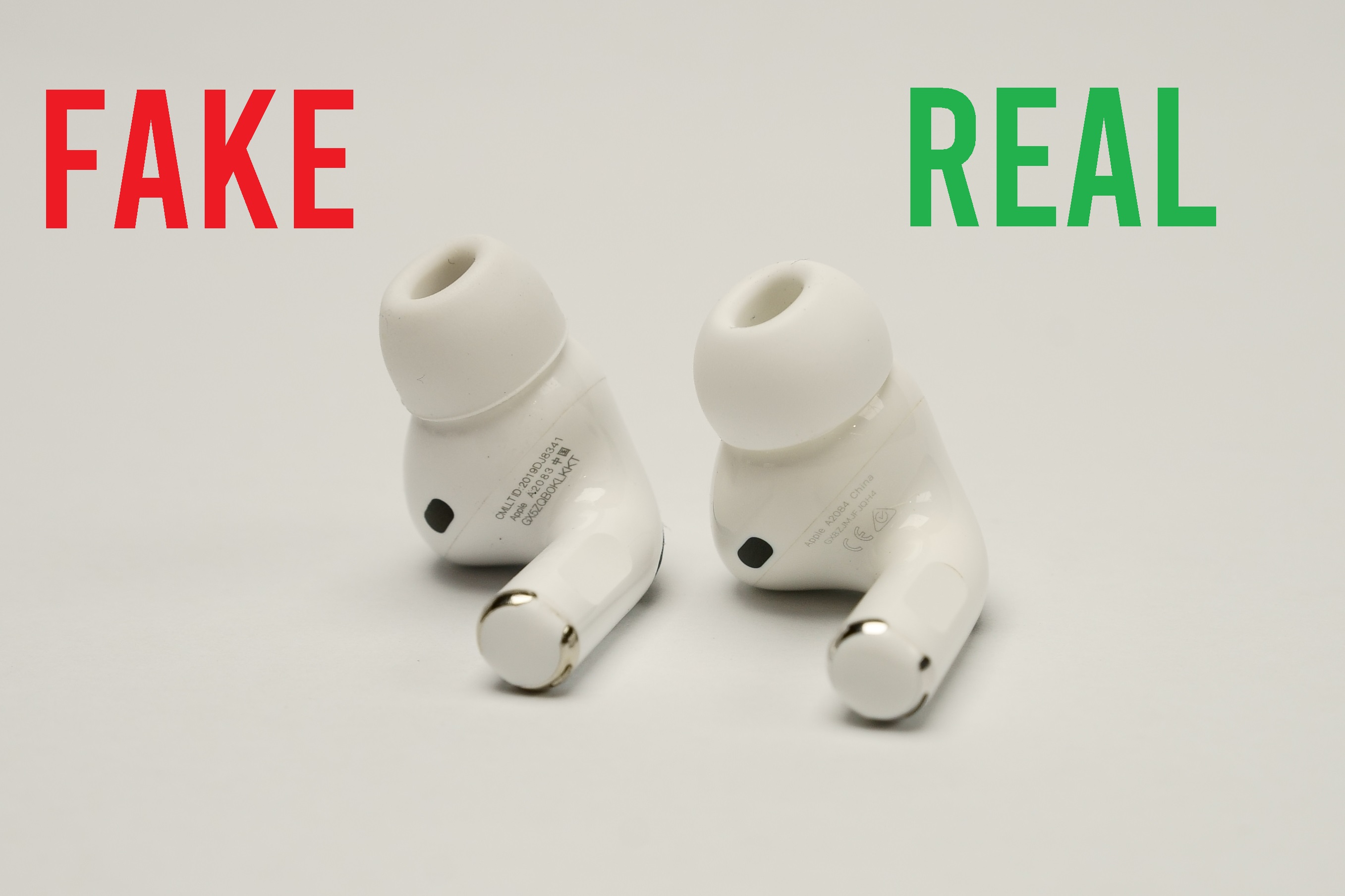 Spotting Counterfeit Airpods Pro Real Vs Fake Comparison Hybrid Hardware